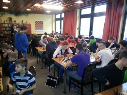Krajské kolo přeboru škol v šachu čtyřčlenných družstev